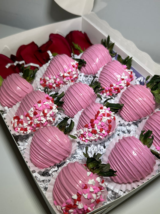 Valentine’s White Chocolate Strawberries