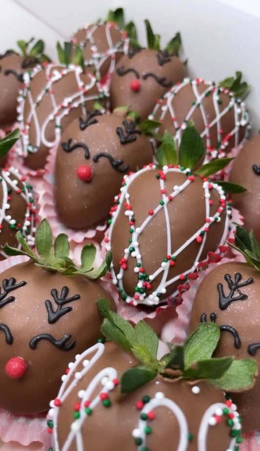 Christmas Chocolate Strawberries
